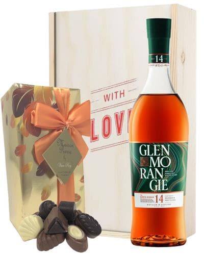 Glenmorangie Quinta Ruban Whisky and Chocolates Valentines Gift