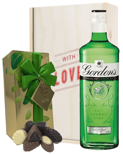 Gordons Gin And Chocolates Valentines Gift