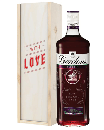 Gordons Sloe Gin Valentines Day Gift