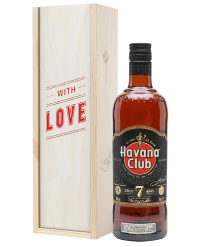 Havana Club 7 Year Old Rum Valentines Day Gift