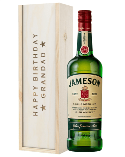 Irish Whiskey Birthday Gift For Grandad