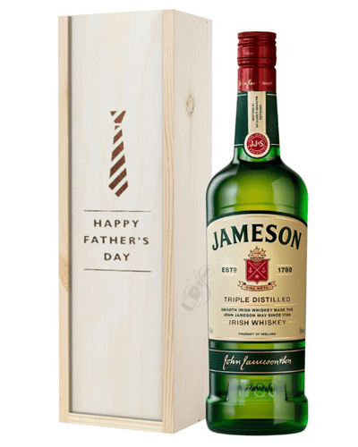 Jameson Irish Whiskey Fathers Day Gift In Wooden Box