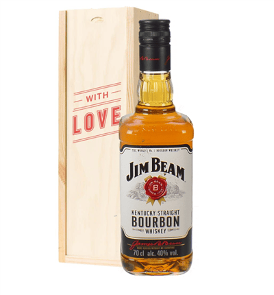Jim Beam Kentucky Bourbon Whiskey Valentines Day Gift