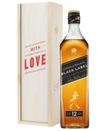 Johnnie Walker Black Label Whisky Valentines Day Gift