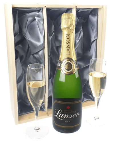 Lanson Champagne Gift Set with Glasses