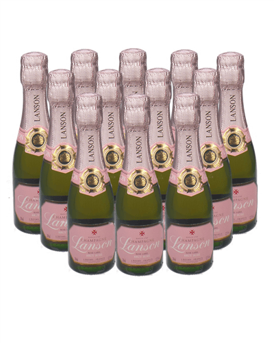 Lanson Rose Champange Mini Quarter Case