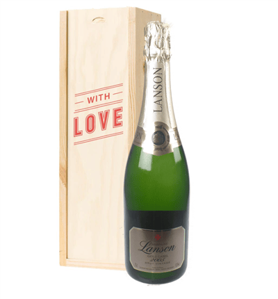 Lanson Vintage Champagne Valentines Day Gift