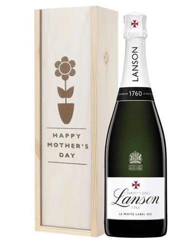 Lanson White Label Champagne Mothers Day Gift