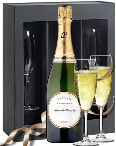 Laurent-Perrier Champagne Gift Set with Glasses – Next Day Delivery UK