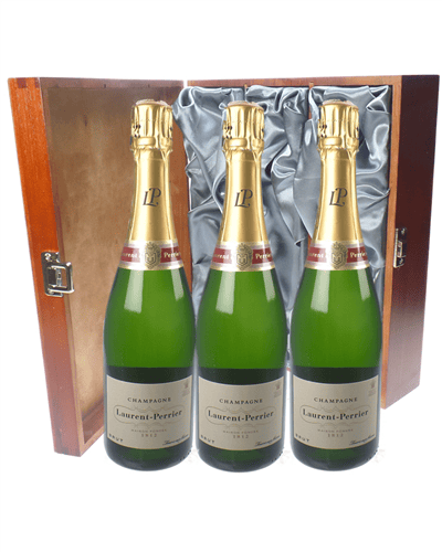 Laurent Perrier Champagne Triple Luxury Gift