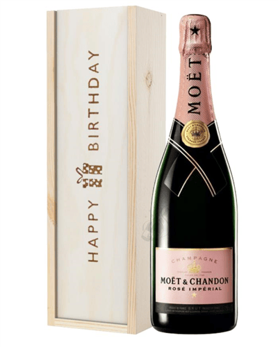 Pink Champagne Birthday Gift