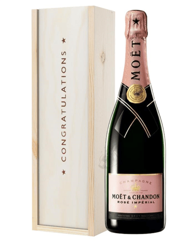 Pink Champagne Congratulations Gift