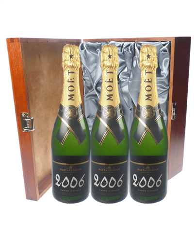 Moet Vintage Champagne Triple Luxury Gift