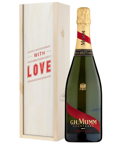 Mumm Cordon Rouge Champagne Valentines Day Gift