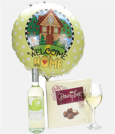 New Home Gift White Wine