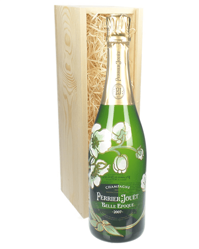 Perrier Jouet Belle Epoque Champagne Gift in Wooden Box