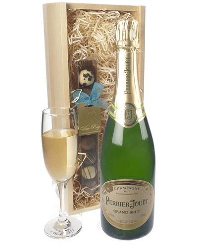 Perrier Jouet Champagne and Chocolates Gift Set