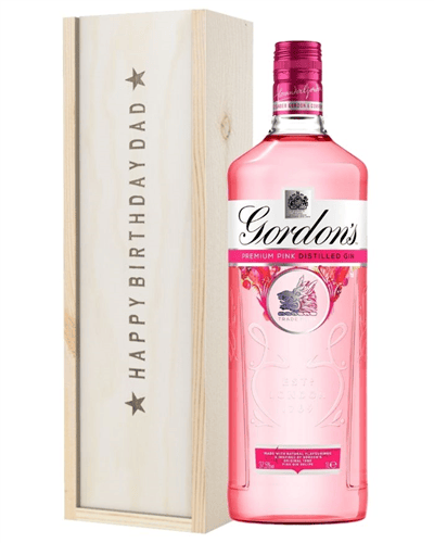 Pink Gin Birthday Gift For Dad