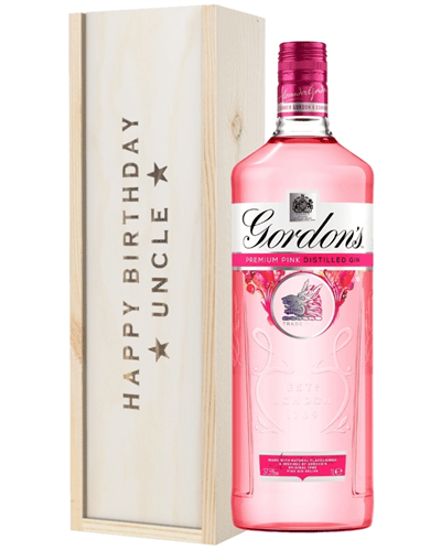 Pink Gin Birthday Gift For Uncle