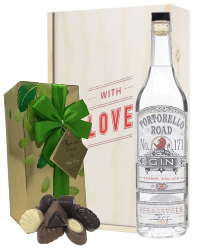 Portobello Road Gin And Chocolates Valentines Gift