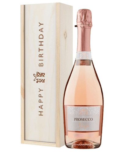 Prosecco Rose Birthday Gift