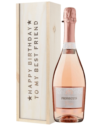 Prosecco Rose Birthday Gift For Best Friend