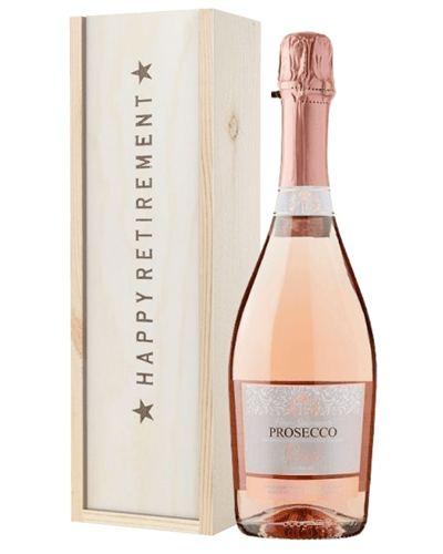 Prosecco Rose Retirement Gift