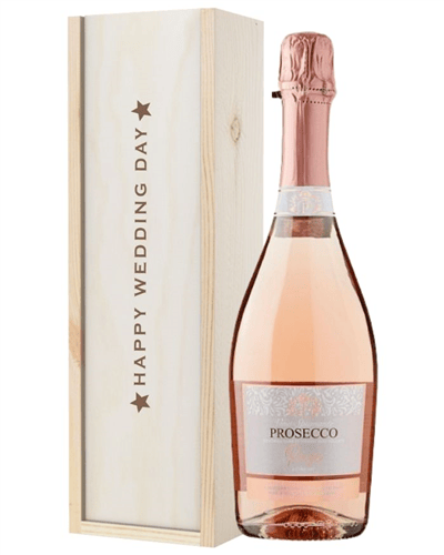 Prosecco Rose Wedding Gift