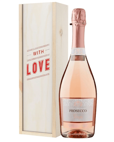 Prosecco Rose With Love Gift Box
