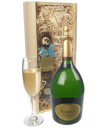 Ruinart Champagne and Chocolates Gift Set