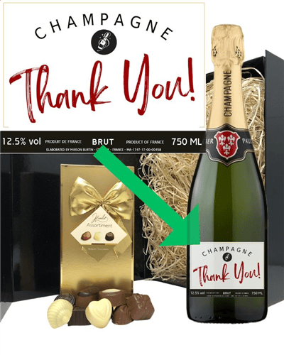 Signature Champagne Thank You Gift