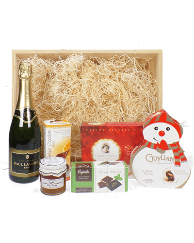 Sparkling Christmas Wooden Gift Tray