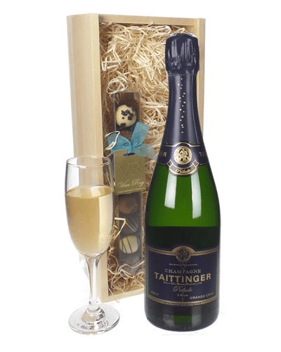 Taittinger Prelude Champagne and Chocolate Gift Set