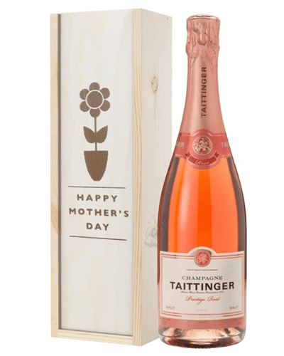 Taittinger Rose Champagne Mothers Day Gift