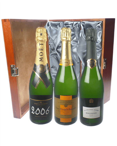 The Champagne Vintage Collection Triple Luxury  Gift