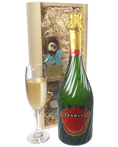 Tsarine Champagne and Chocolates Gift Set
