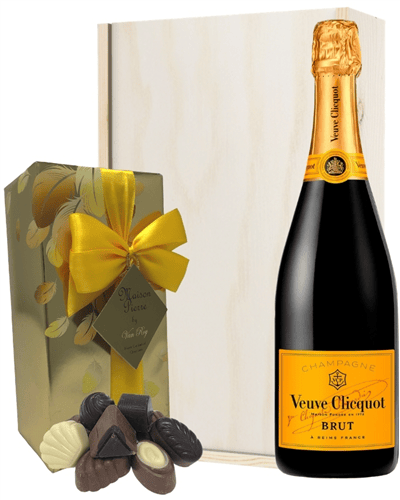 Veuve Clicquot Champagne and Chocolate Gift Set