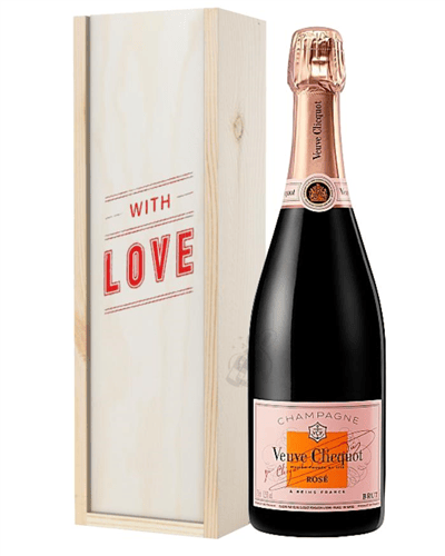 Veuve Clicquot Rose Champagne Valentines Day Gift