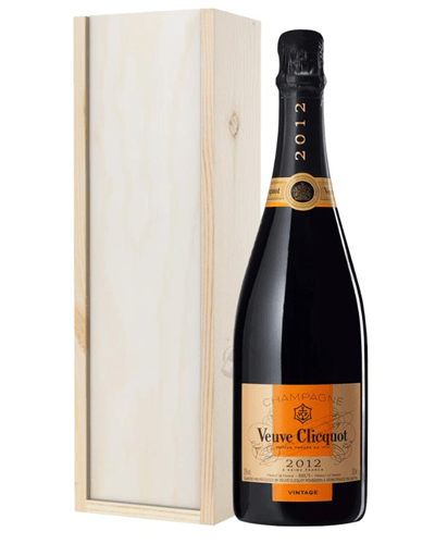 Veuve Clicquot Vintage Champagne Gift in Wooden Box