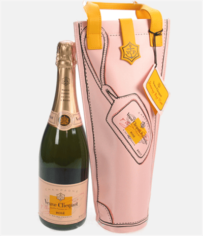 Veuve Cliquot Rose Shopping Bag