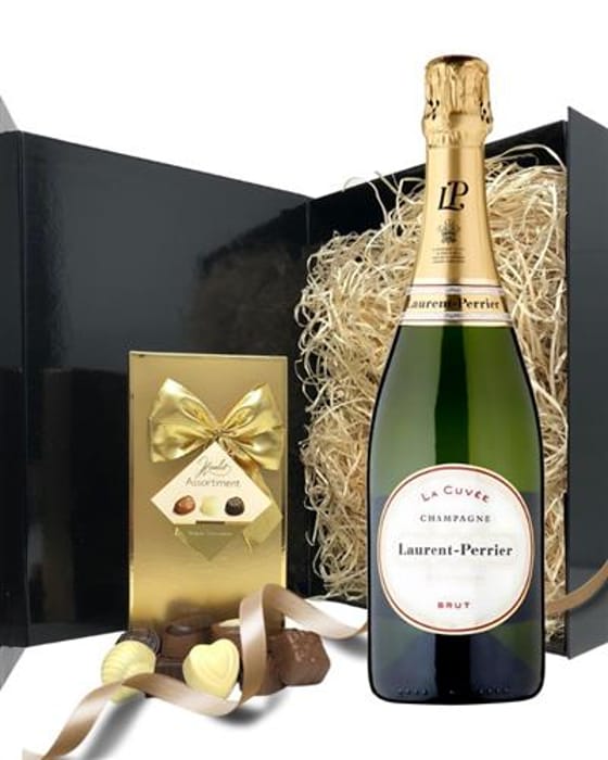 Champagne Gift Set – Laurent-Perrier &amp; Chocolates Hamper