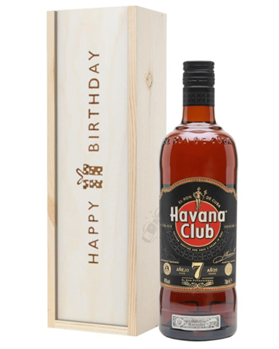 Havana Club 7 Year Old Rum Birthday Gift