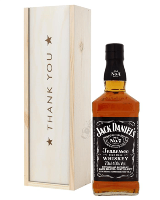 Jack Daniels Tennesse Whiskey Thank You Gift
