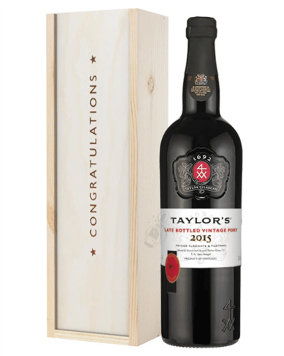 Taylors Late Bottled Vintage Port Congratulations Gift