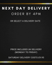 Next Day Delivery