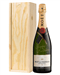  Moet Champagne Birthday Gift in Wooden Box (Happy Birthday Message)