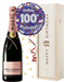 100th Birthday Pink Champagne and Balloon Gift