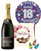 18th Birthday Champagne And Chocolates Gift