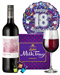 18th Birthday Wine Gift - Red Wine And Chocolates Gift Set