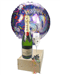 50th Birthday Gift - Moet Champagne - Balloon - Flute